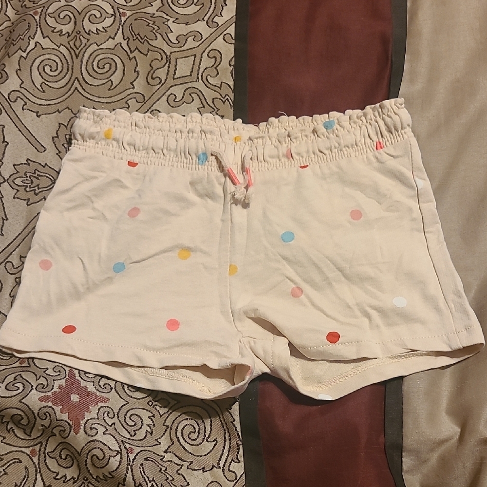 H&M Athletic Cream and Red Shorts for Active Comfort